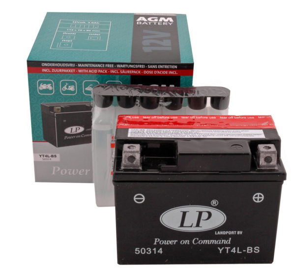 Landport YTX4L-BS accu 2 takt