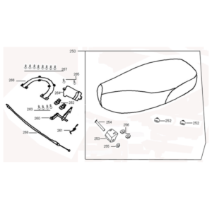 Turbho RL-50 (S) AGM VX tekening zadel