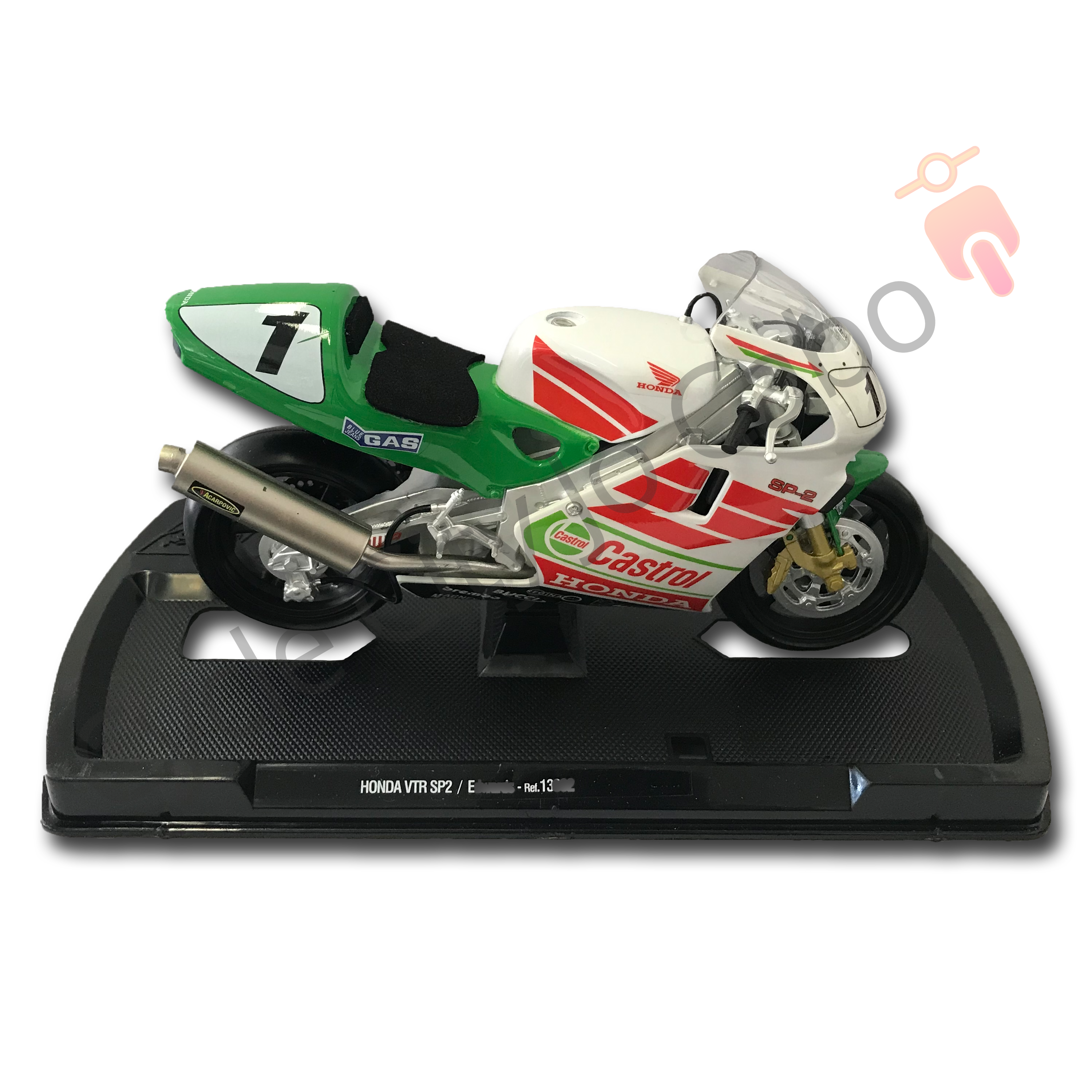 Je zal beter worden Portiek overdrijven Motogp miniatuur motor Honda VTR SP2