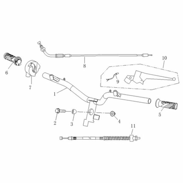 AGM BRASH50 TECHNISCHE TEKENING STUUR